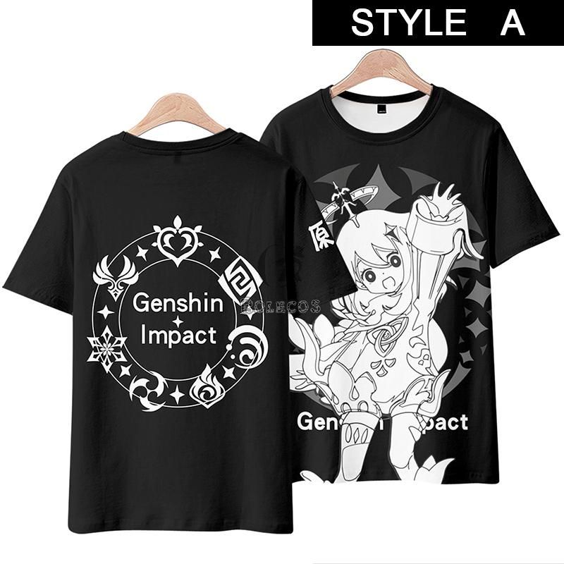Genshin Impact Paimon T-shirt Cosplay Costume
