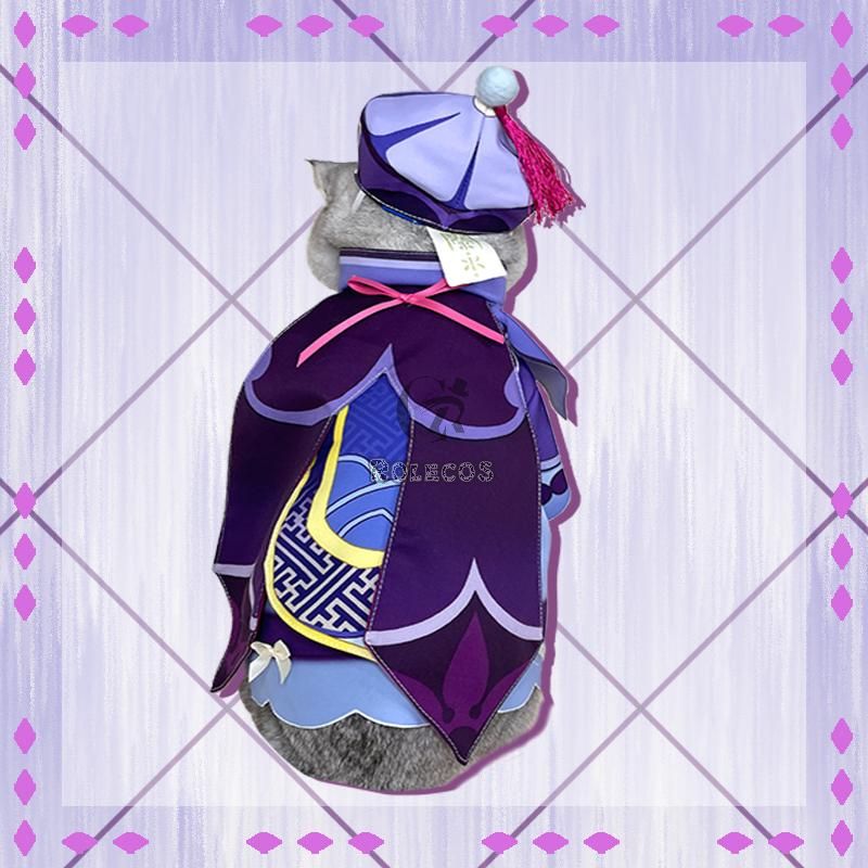 Genshin Impact Qiqi Icy Resurrection Cat Cosplay Costume