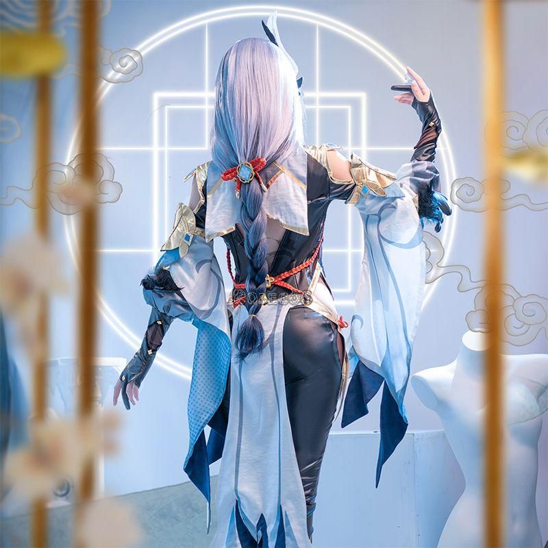 Genshin Impact Shenhe Cosplay Costume