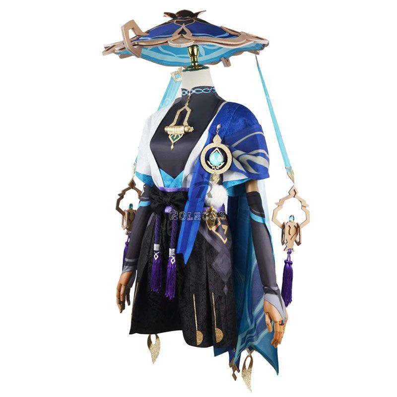 Genshin Impact Wanderer Scaramouche Cosplay Costume 