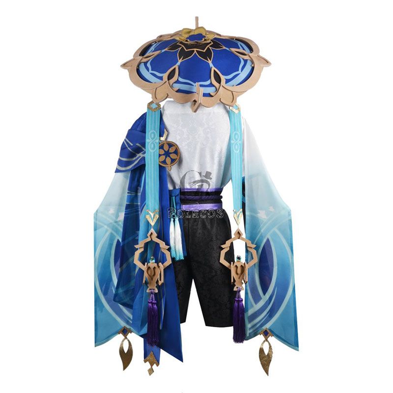 Genshin Impact Wanderer Scaramouche Cosplay Costume 