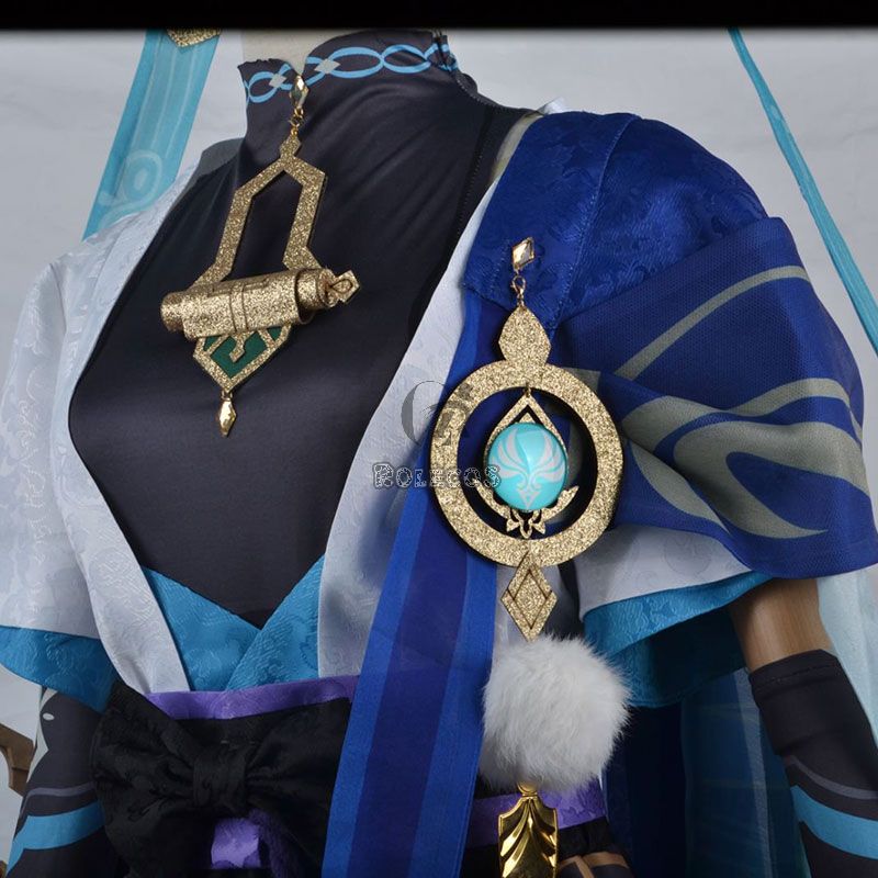 Genshin Impact Wanderer Scaramouche Cosplay Costume 