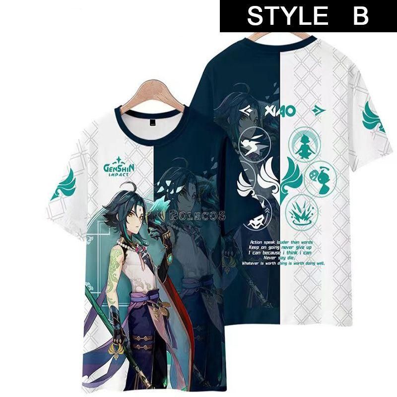 Genshin Impact Xiao T-shirt Cosplay Costume