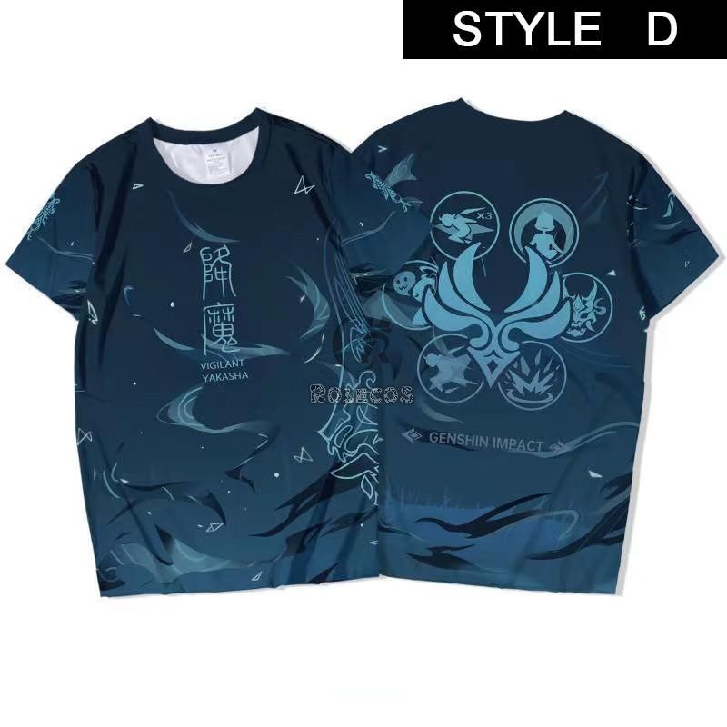 Genshin Impact Xiao T-shirt Cosplay Costume