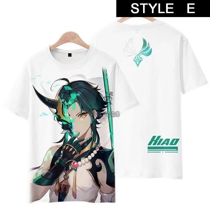 Genshin Impact Xiao T-shirt Cosplay Costume