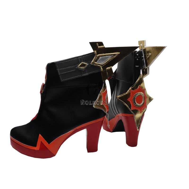 Genshin Impact Mavuika Cosplay Shoes