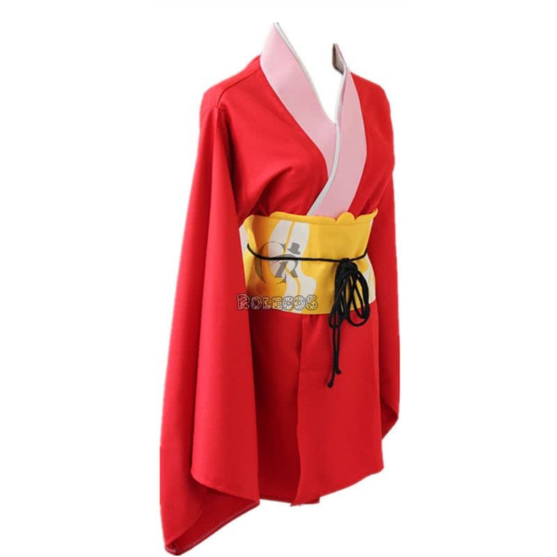 Gintama Kagura kimono Female Cosplay Costume 