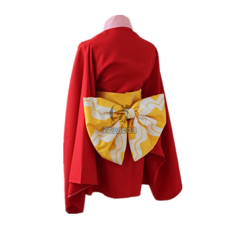 Gintama Kagura kimono Female Cosplay Costume 