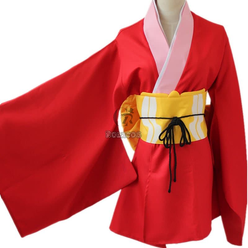 Gintama Kagura kimono Female Cosplay Costume 