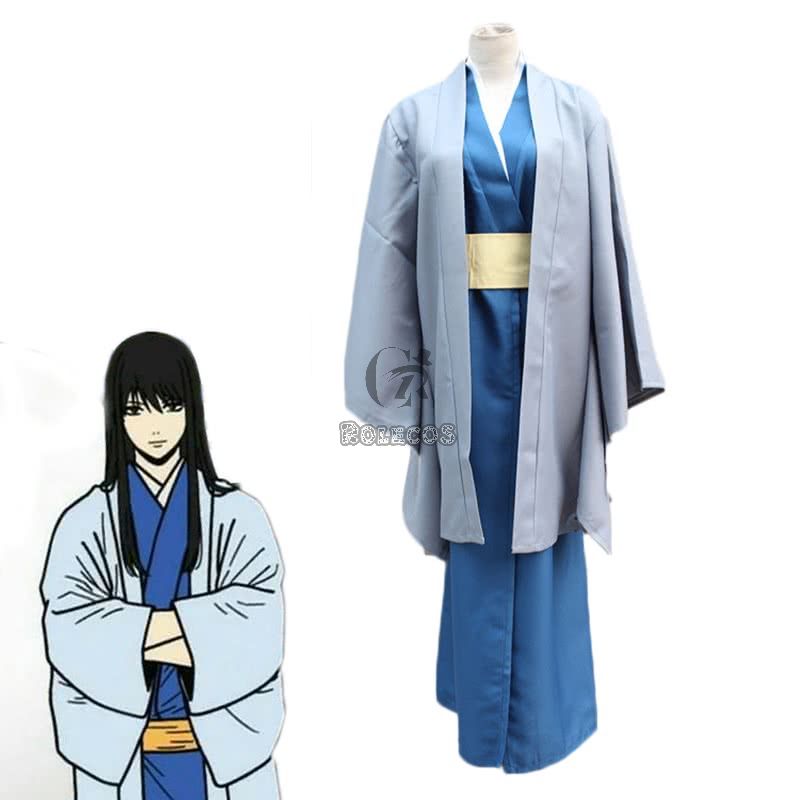 Gintama Katsura Kotarou Anime kimono Cosplay Costumes 
