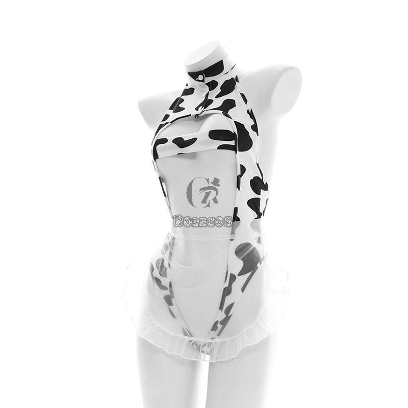Girl Hollow Cow Sexy Uniform Underwear Cosplay Costume