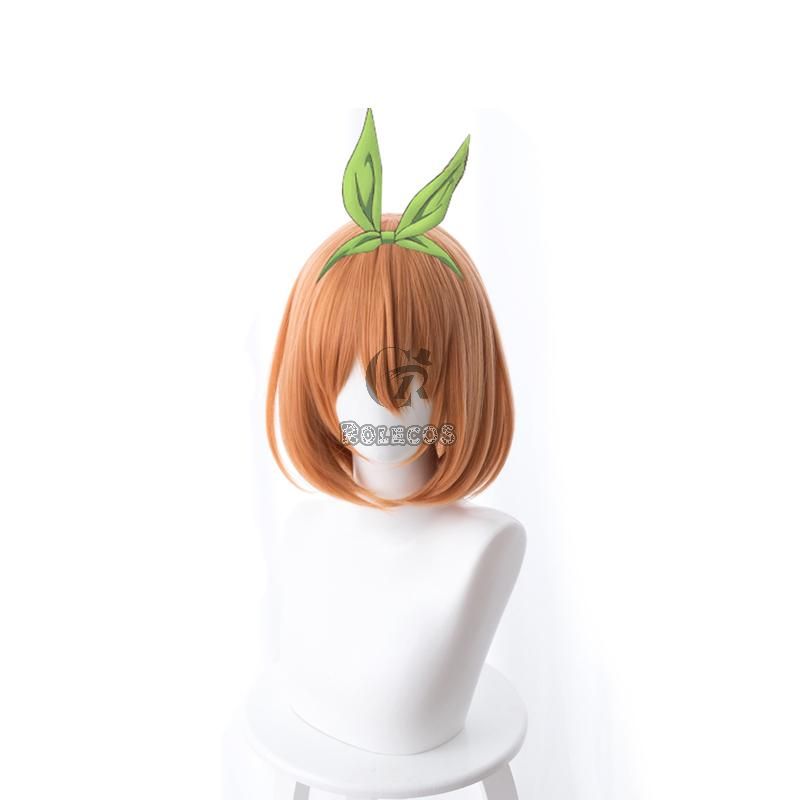 Gotoubun no Hanayome Yotsuba Nakano Orange Wave Cosplay Wigs