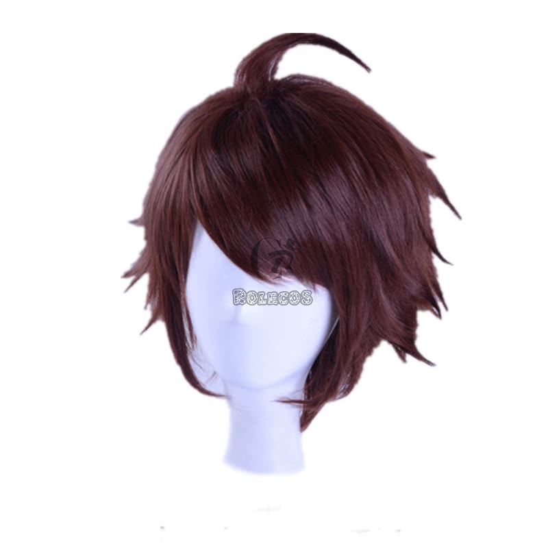 Haikyuu!! Tooru Oikawa Aobajōsai High School Volleyball Club Brown Short Cosplay wig