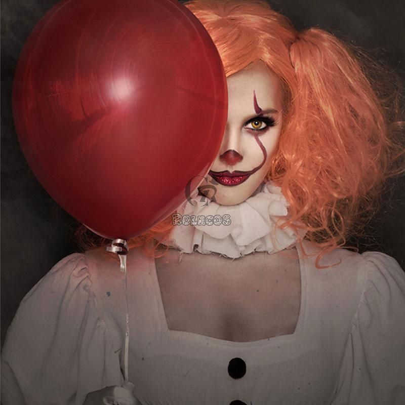 Halloween Ghost Doll Clown Dress Cosplay Costume