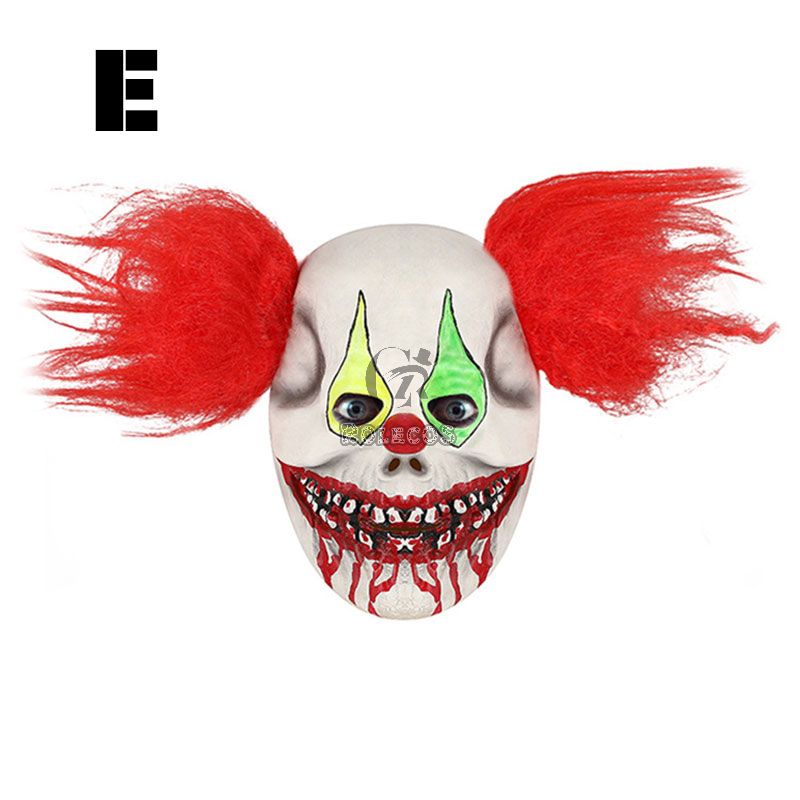 Halloween Mask Clown Hood Smile Mask Cos Props