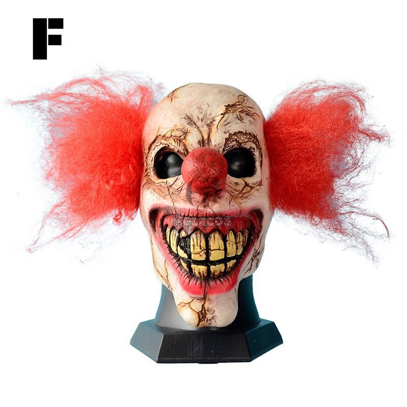 Halloween Mask Clown Hood Smile Mask Cos Props