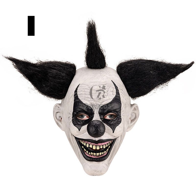 Halloween Mask Clown Hood Smile Mask Cos Props