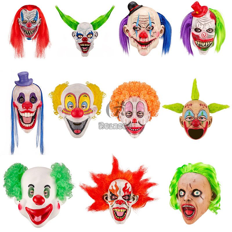 Halloween Mask Clown Horror Adult Headgear