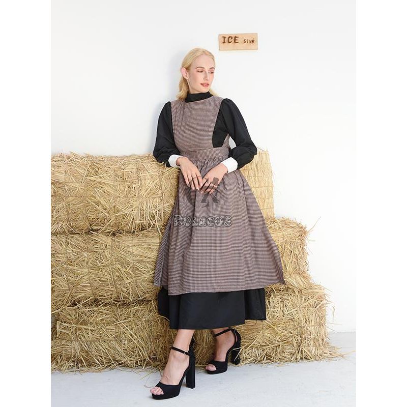 Halloween Vintage Dress Two Colors Cosplay Costume