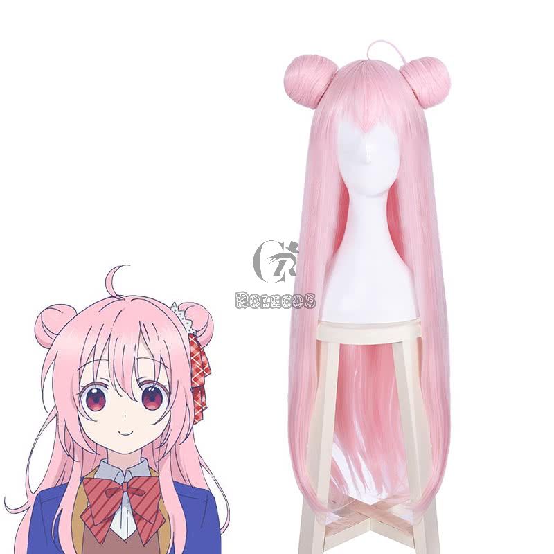 Happy Sugar Life Matsuzaka Satō Long Pink Cosplay Wigs