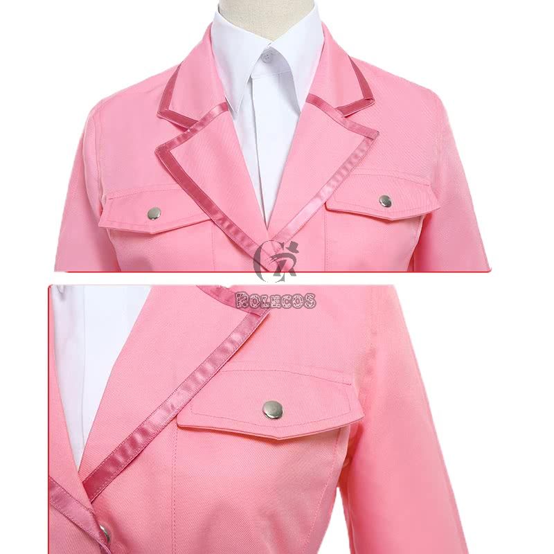 Hataraku Saibou Cells At Work Anime Saibou Eosinophils Pink Uniform Cosplay Costume