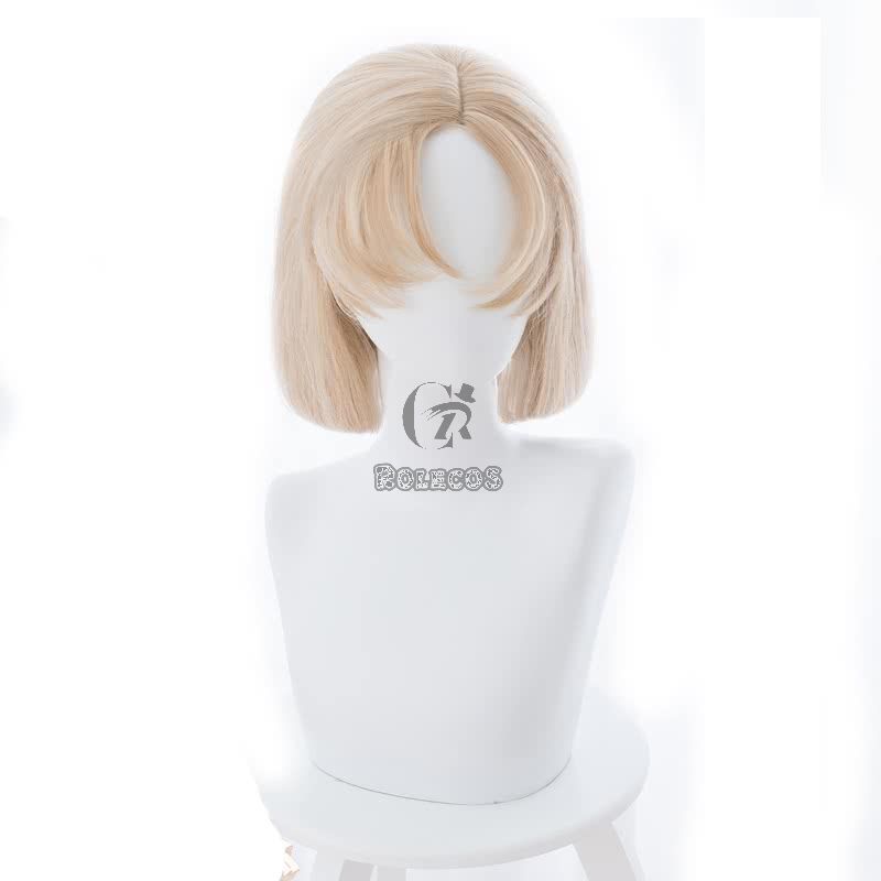 Hataraku Saibou Cells At Work Macrophage Long Blonde Cosplay Wigs