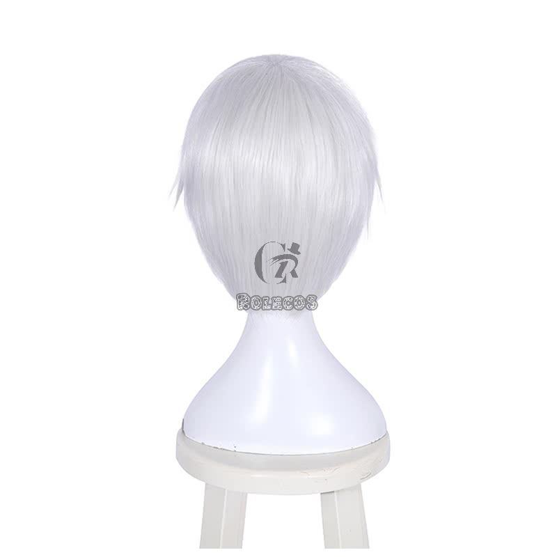 Hataraku Saibou Cells At Work White Blood Cell U-1146 Short W hite Cosplay Wigs