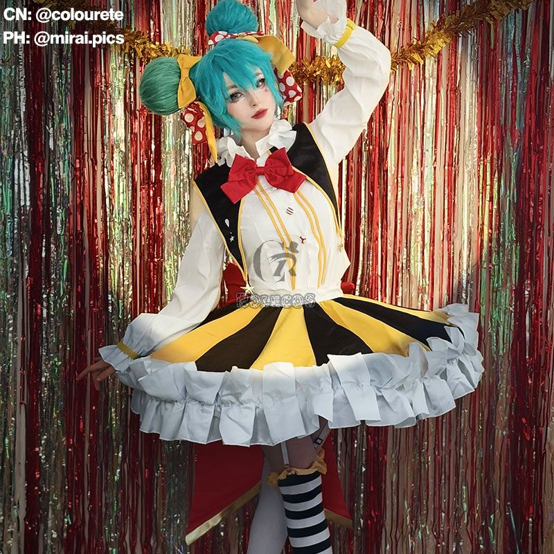 Hatsune Miku Circus Ballerina Cosplay Costume Halloween Costume