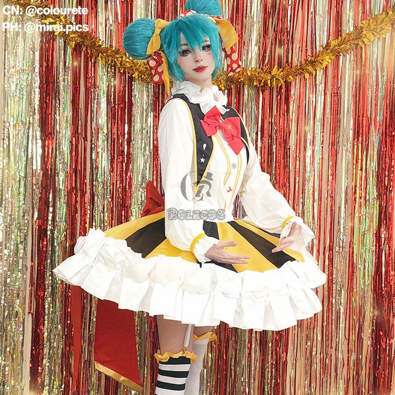 Hatsune Miku Circus Ballerina Cosplay Costume Halloween Costume