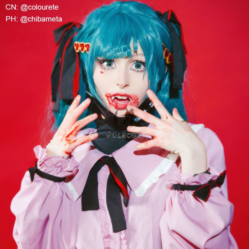 Hatsune Miku Vampire Cosplay Costume