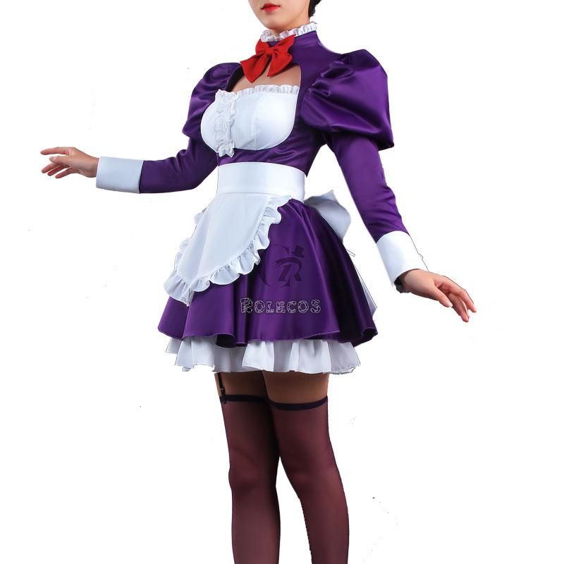 High Rise Invasion Maid fuku Kamen Cosplay Costume