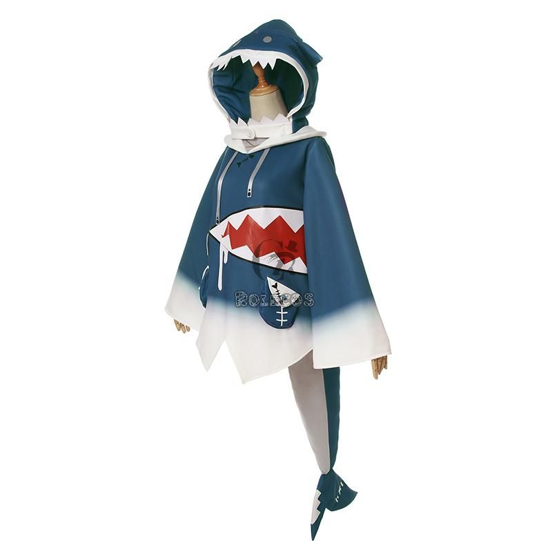 Hololive English Vtuber Gawr Gura Cosplay Costume