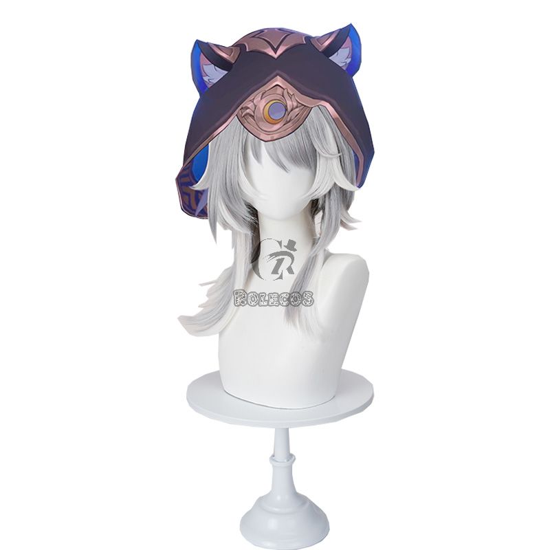 Honkai Star Rail Cipher Adorable Silver Cosplay Wig