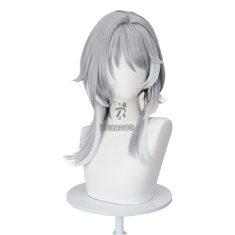 Honkai Star Rail Cipher Adorable Silver Cosplay Wig