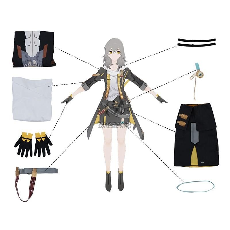Honkai Star Rail Female The Trailblazer Stelle Cosplay Costume