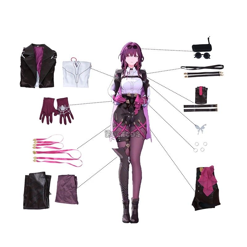 Honkai Star Rail Kafka Cosplay Costume