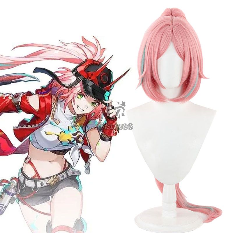 Honkai Star Rail Rappa Cosplay Wig