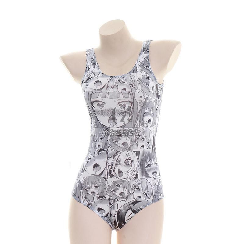 Japanese Girls Translucent Swimsuit Cosplay Costume