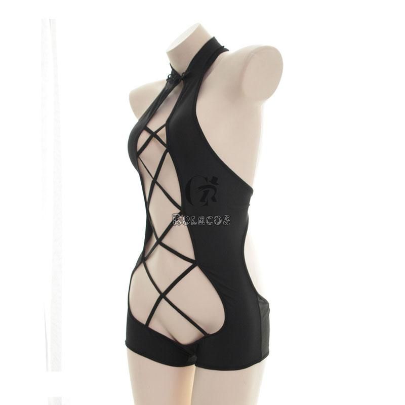 Japanese Hollow Sexy Underwear 2 Colors Cosplay Costume