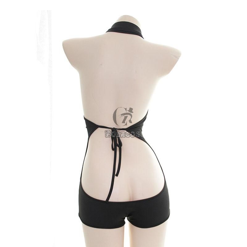 Japanese Hollow Sexy Underwear 2 Colors Cosplay Costume