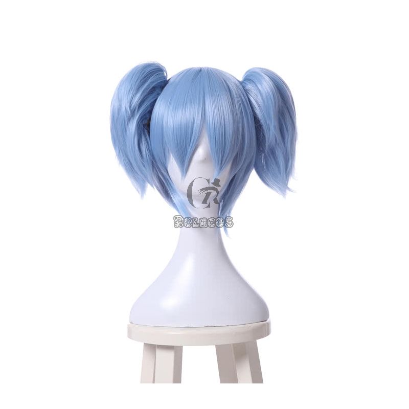  Assassination Classroom Shiota Nagisa Blue Fade White Wig
