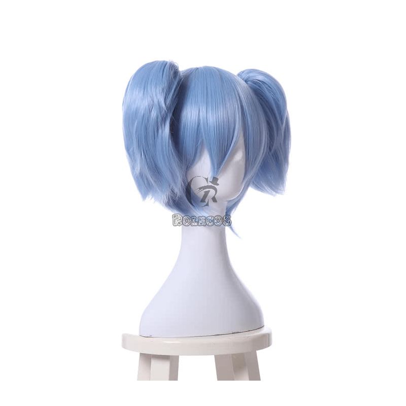  Assassination Classroom Shiota Nagisa Blue Fade White Wig