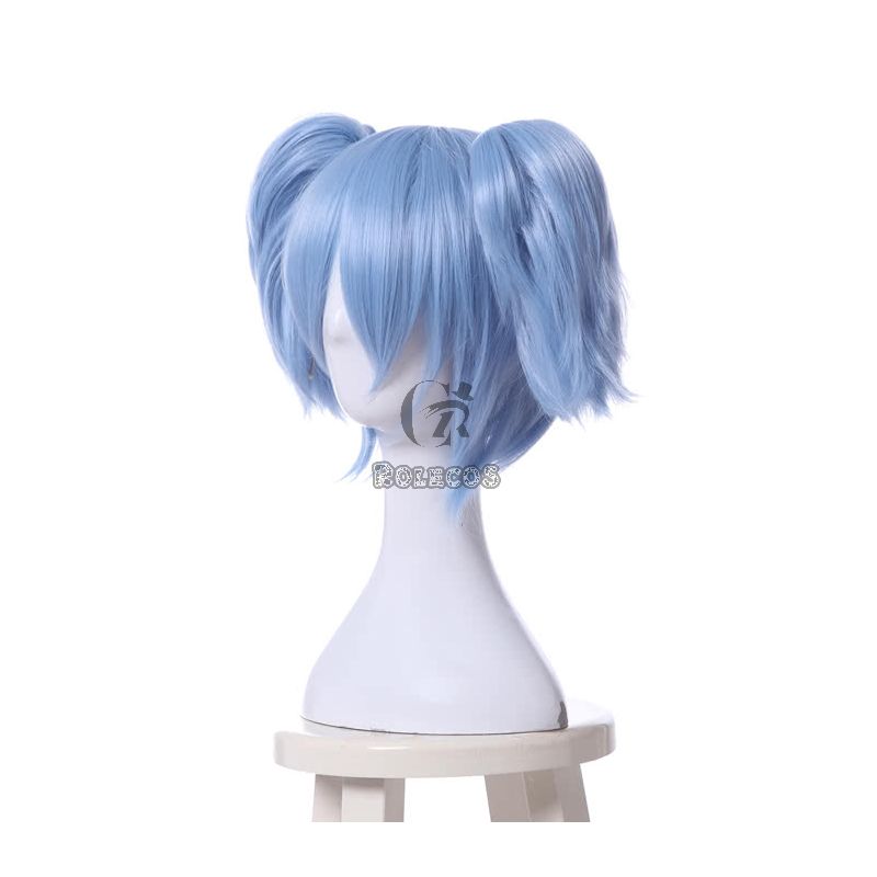  Assassination Classroom Shiota Nagisa Blue Fade White Wig