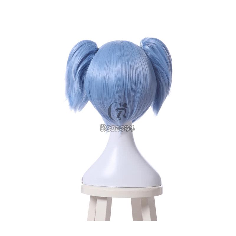  Assassination Classroom Shiota Nagisa Blue Fade White Wig