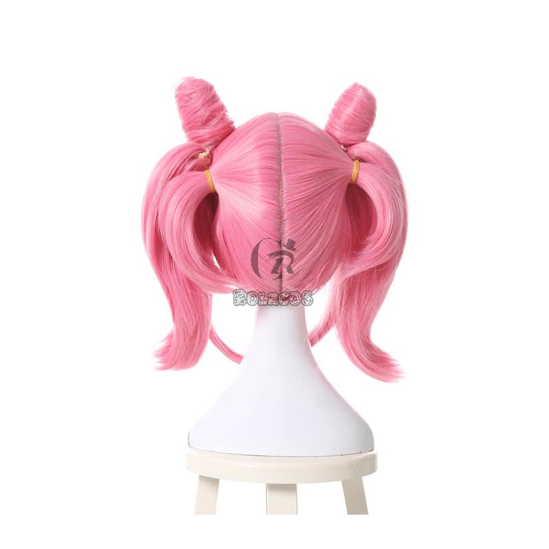40cm Pink Medium Sailor Moon Chibi Usa Cosplay Wigs