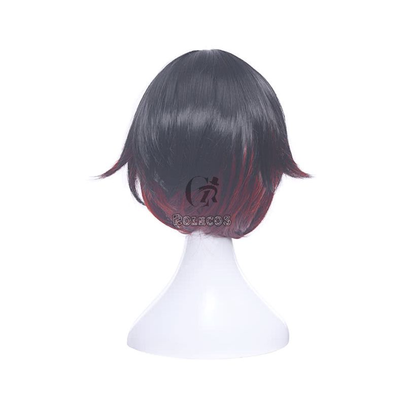 Ruby Rose Red and Black Short Cosplay Wigs