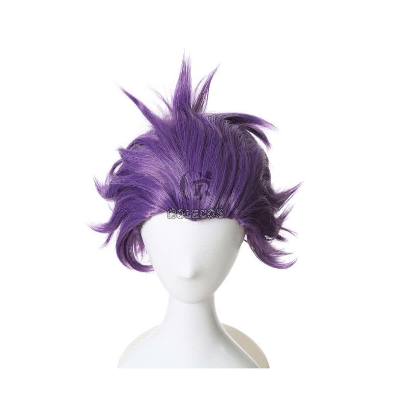 My Hero Academia Shinsou Hitoshi Short Purple Cosplay Wigs
