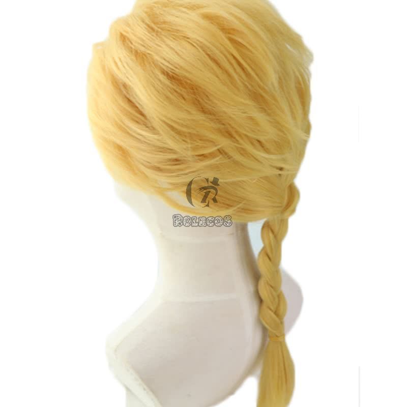 JoJo no Kimyou na Bouken Ougon no Kaze Giorno Giovanna Blonde Cosplay Wigs 