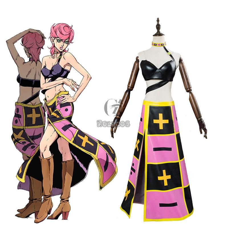 JoJo's Bizarre Adventure Trish Una Full Sets Cosplay Costume 