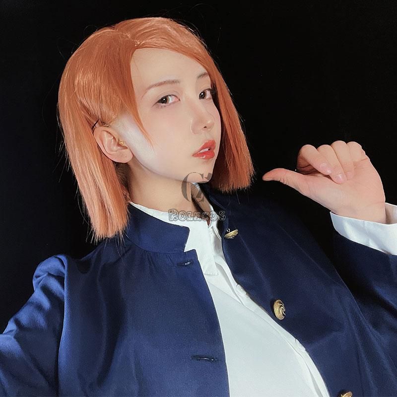 Jujutsu Kaisen Kugisaki Nobara Orange Cosplay Wigs